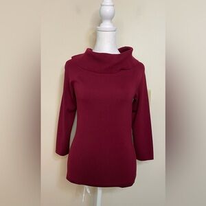 Ann Taylor Women’s Silk Blend Ribbed Knit Turtleneck Sweater Top Size XS NWOT